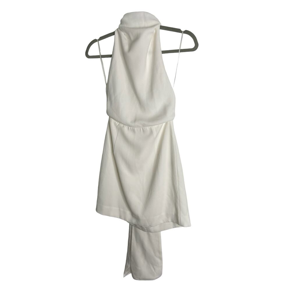 Sau Lee Patsy Backless Crepe Mini Dress Halternec… - image 6